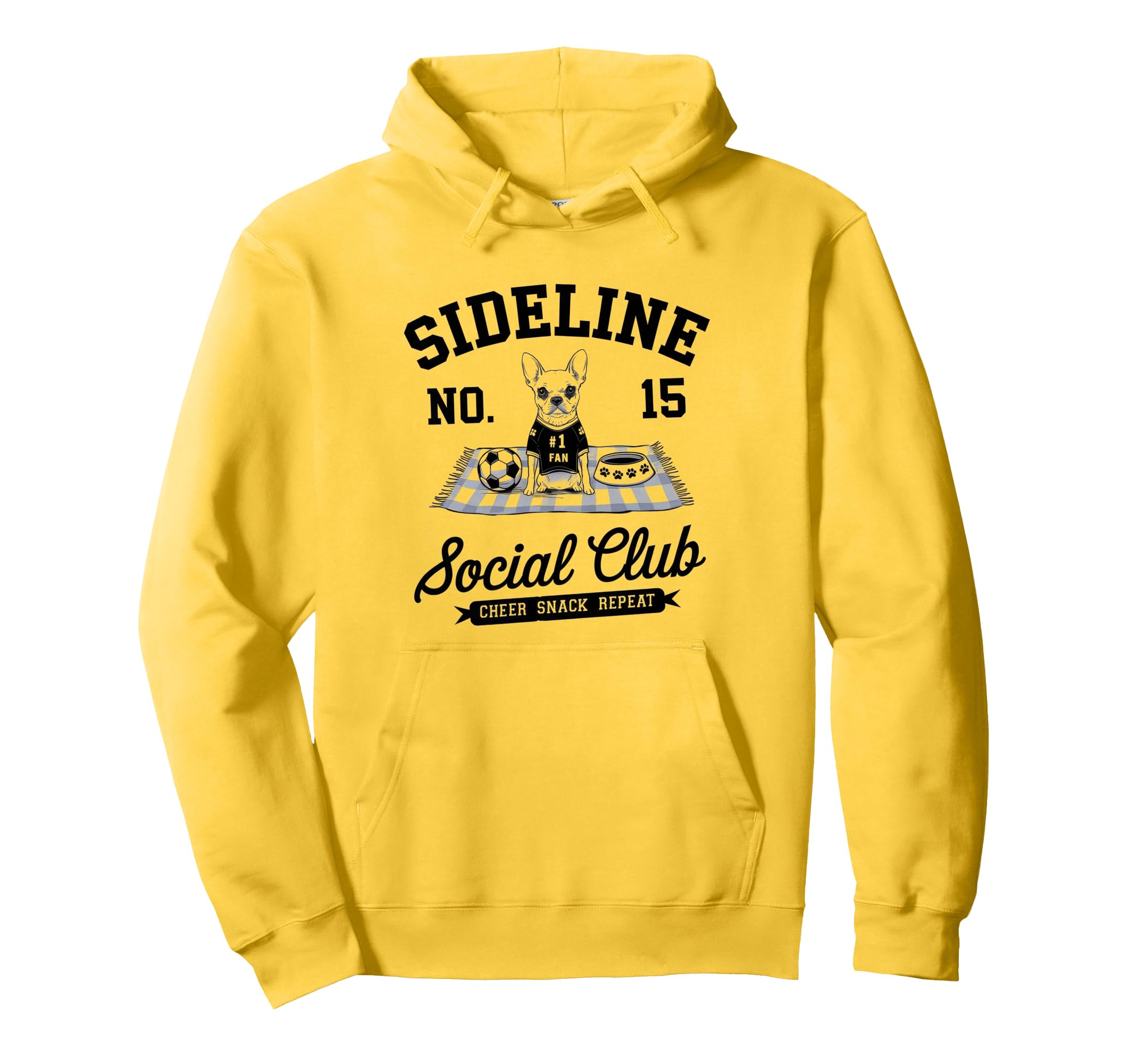 Sideline Social Club Soccer Mom Hoodie - Fun Novelty Design for Adults - T-Shirt, Sweatshirt, Hoodie
