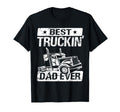 Truck Driver Dad Trucker Dad Best T-Shirt - Custom Art Print Men Women - T-Shirt, Sweatshirt, Hoodie
