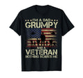 Soldiers Im Dad Grumpy And Veteran T-Shirt - Unique Graphic for Adults - T-Shirt, Sweatshirt, Hoodie