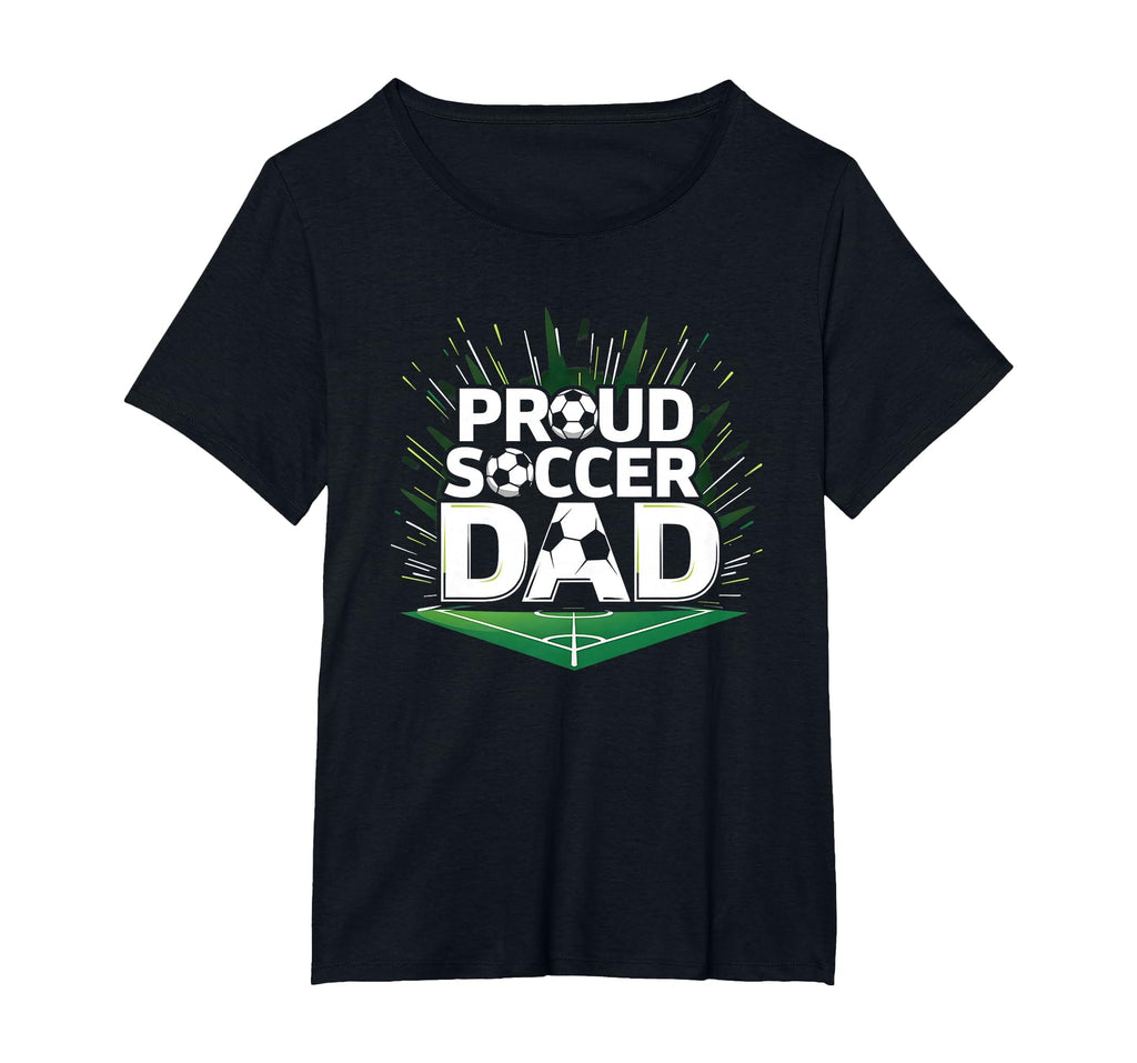Proud Soccer Dad Cheering Sideline T-Shirt - Minimalist Print for Adults - T-Shirt, Sweatshirt, Hoodie