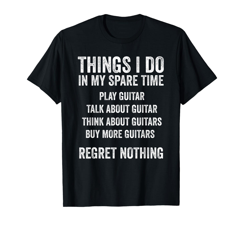 Funny Guitar Dad Regret Nothing T-Shirt - Trendy Graphic Men Women - T-Shirt, Sweatshirt, Hoodie
