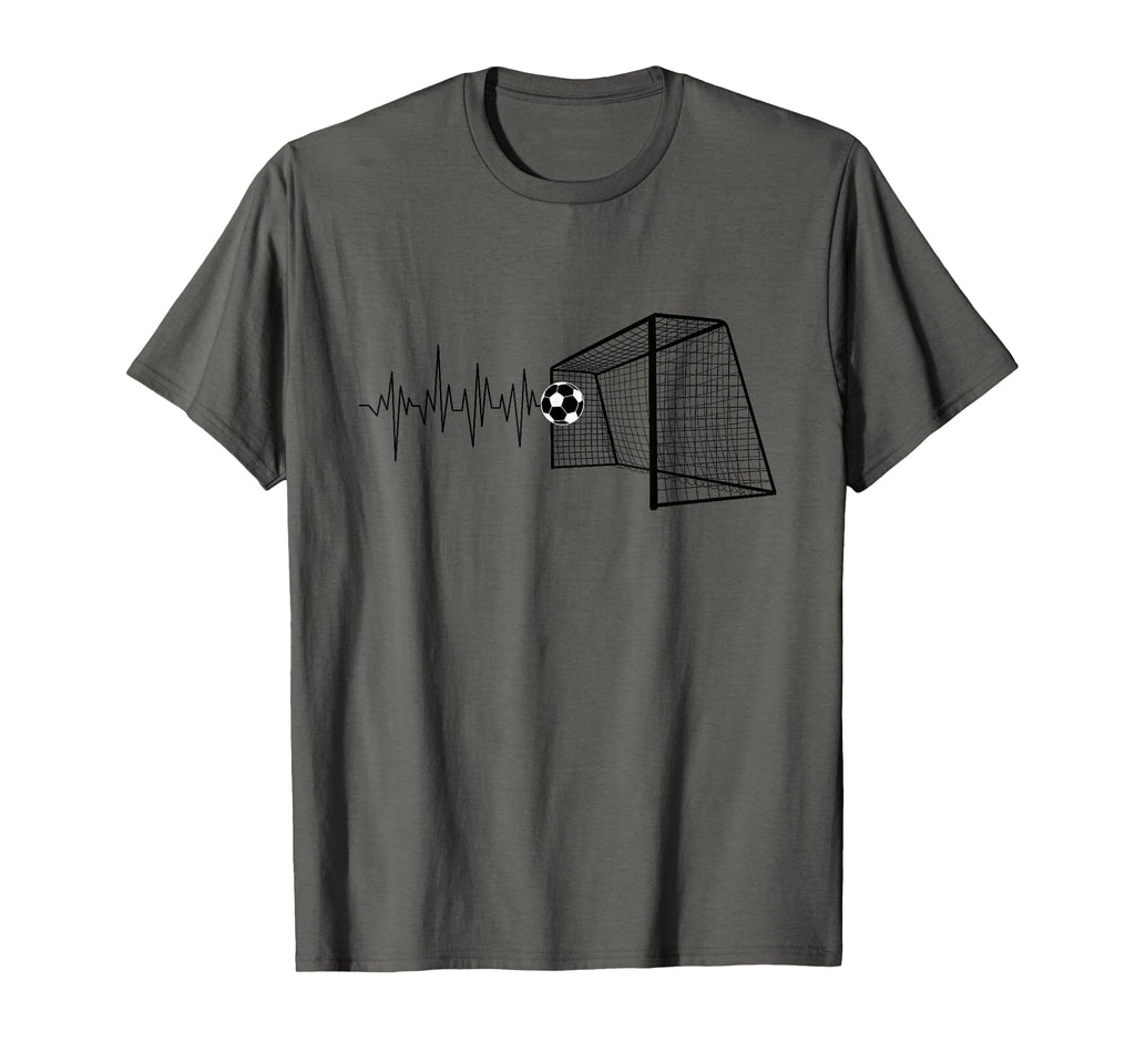Funny Soccer Heartbeat Ecg Football T-Shirt - Streetwear Style for Adults - T-Shirt, Sweatshirt, Hoodie