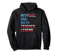 Funny Husband Dad Math Teacher Legend Hoodie - Aesthetic Graphic Men Women - T-Shirt, Sweatshirt, Hoodie