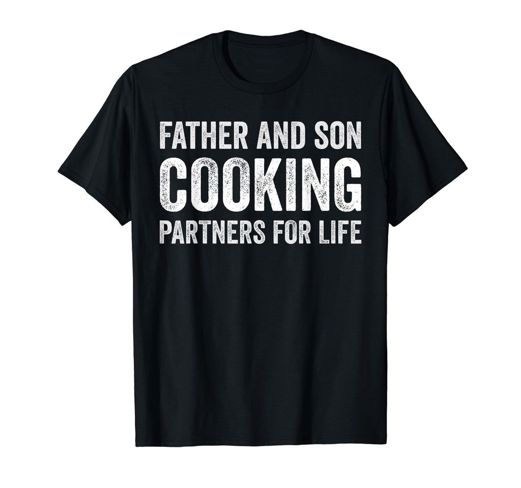 Father And Son Cooking Partners Life T-Shirt - Unique Graphic for Adults - T-Shirt, Sweatshirt, Hoodie