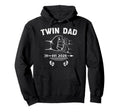 Twin Dad Est 2025 Father Twins New Dad Hoodie - Graphic Print for Adults - T-Shirt, Sweatshirt, Hoodie