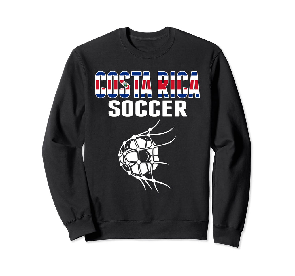 Costa Rica Soccer Ball Net Sweatshirt - Casual Everyday Wear for Adults - T-Shirt, Sweatshirt, Hoodie