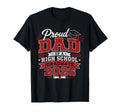 Proud Dad High School 2026 Graduate T-Shirt - Graphic Print Men Women - T-Shirt, Sweatshirt, Hoodie