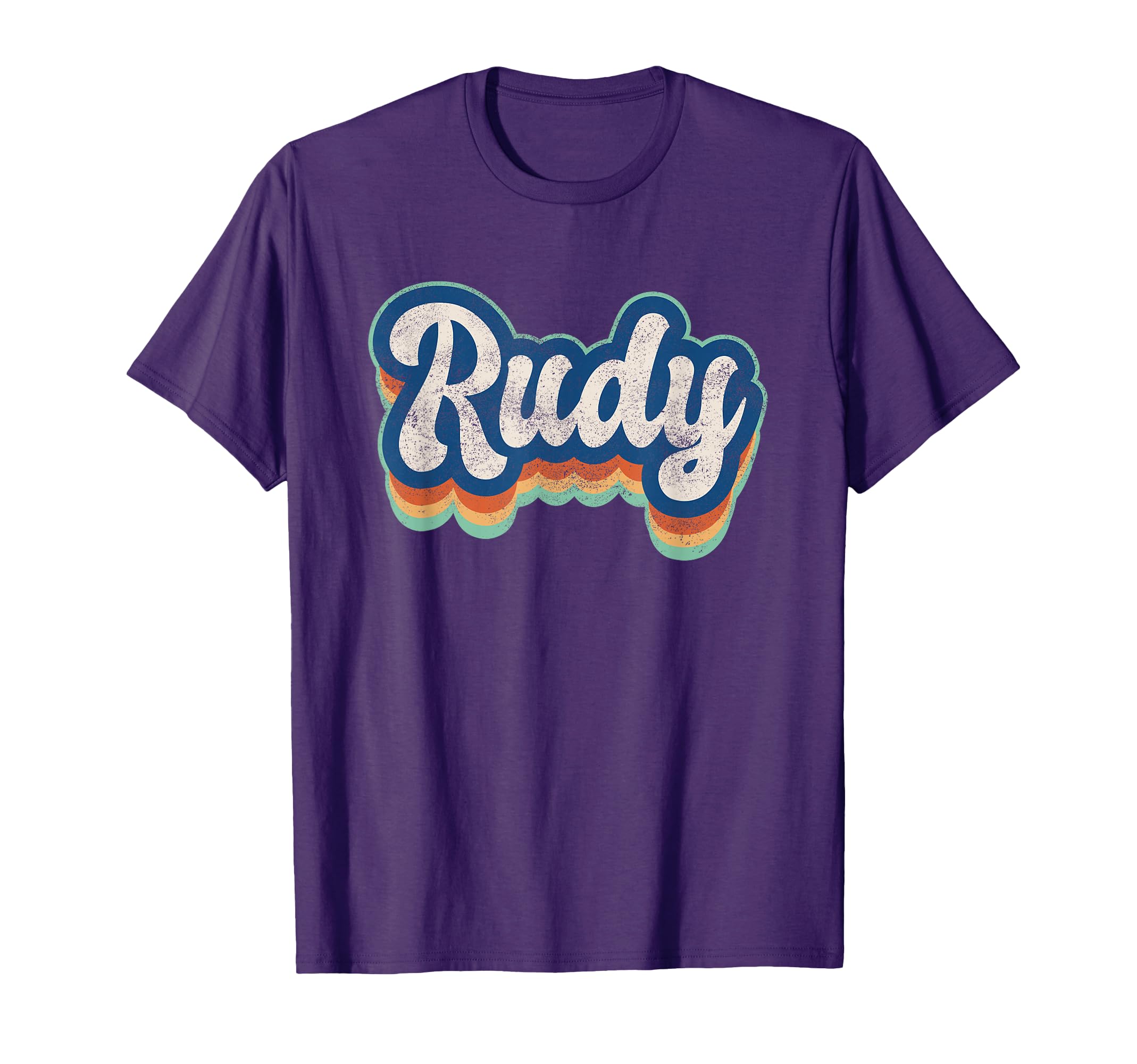 Rudy First Name 70S 80S Personalized T-Shirt - Streetwear Style for Adults - T-Shirt, Sweatshirt, Hoodie