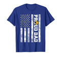 Proud Dad American Flag Funny Soccer T-Shirt - Streetwear Style for Adults - T-Shirt, Sweatshirt, Hoodie
