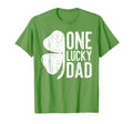 One Lucky Dad Funny Daddy St Patricks T-Shirt - Trendy Graphic for Adults - T-Shirt, Sweatshirt, Hoodie