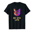 My 9Th Life Cat Lover Birthday Kitten T-Shirt - Novelty Apparel for Adults - T-Shirt, Sweatshirt, Hoodie