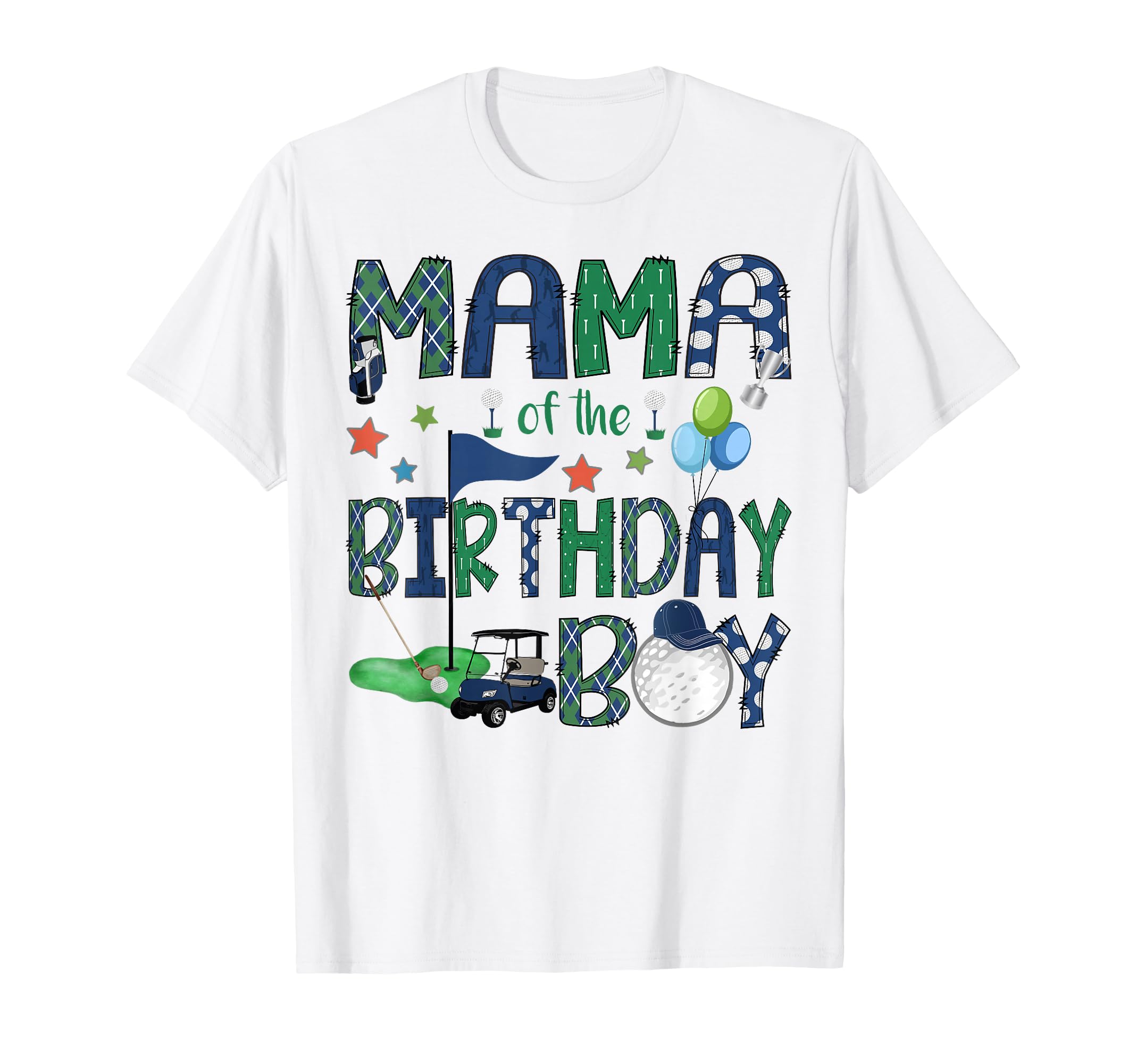 Mama Birthday Hole One Golf Lover T-Shirt - Graphic Print for Adults - T-Shirt, Sweatshirt, Hoodie