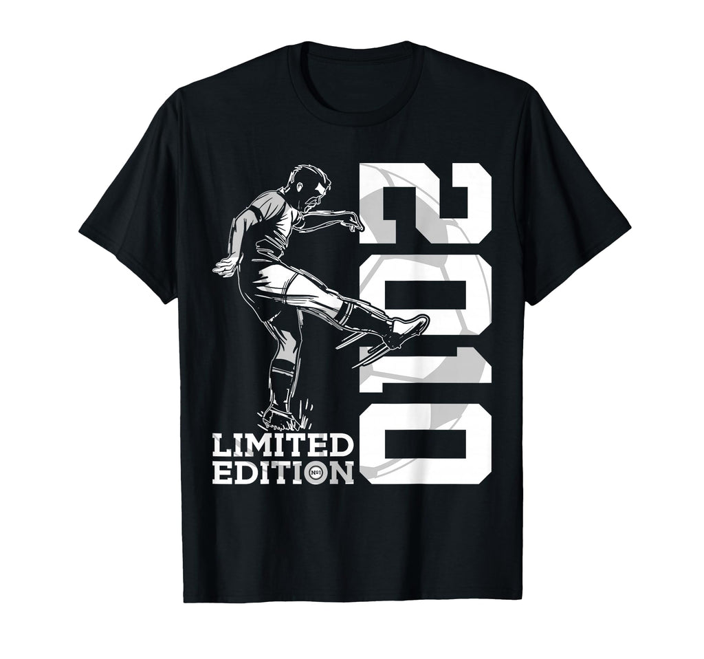 2010 16 Years Soccer 16Th Birthday T-Shirt - Aesthetic Graphic Men Women - T-Shirt, Sweatshirt, Hoodie