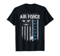 Patriotic Us Air Force Veteran Flag T-Shirt - Fun Novelty Design Men Women - T-Shirt, Sweatshirt, Hoodie