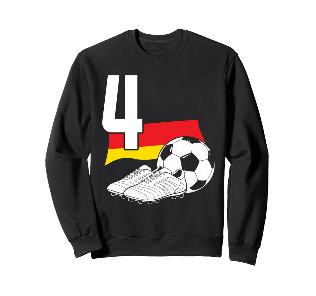 4 Soccer Birthday Gift Soccer Fan Sweatshirt - Novelty Apparel Unisex - T-Shirt, Sweatshirt, Hoodie