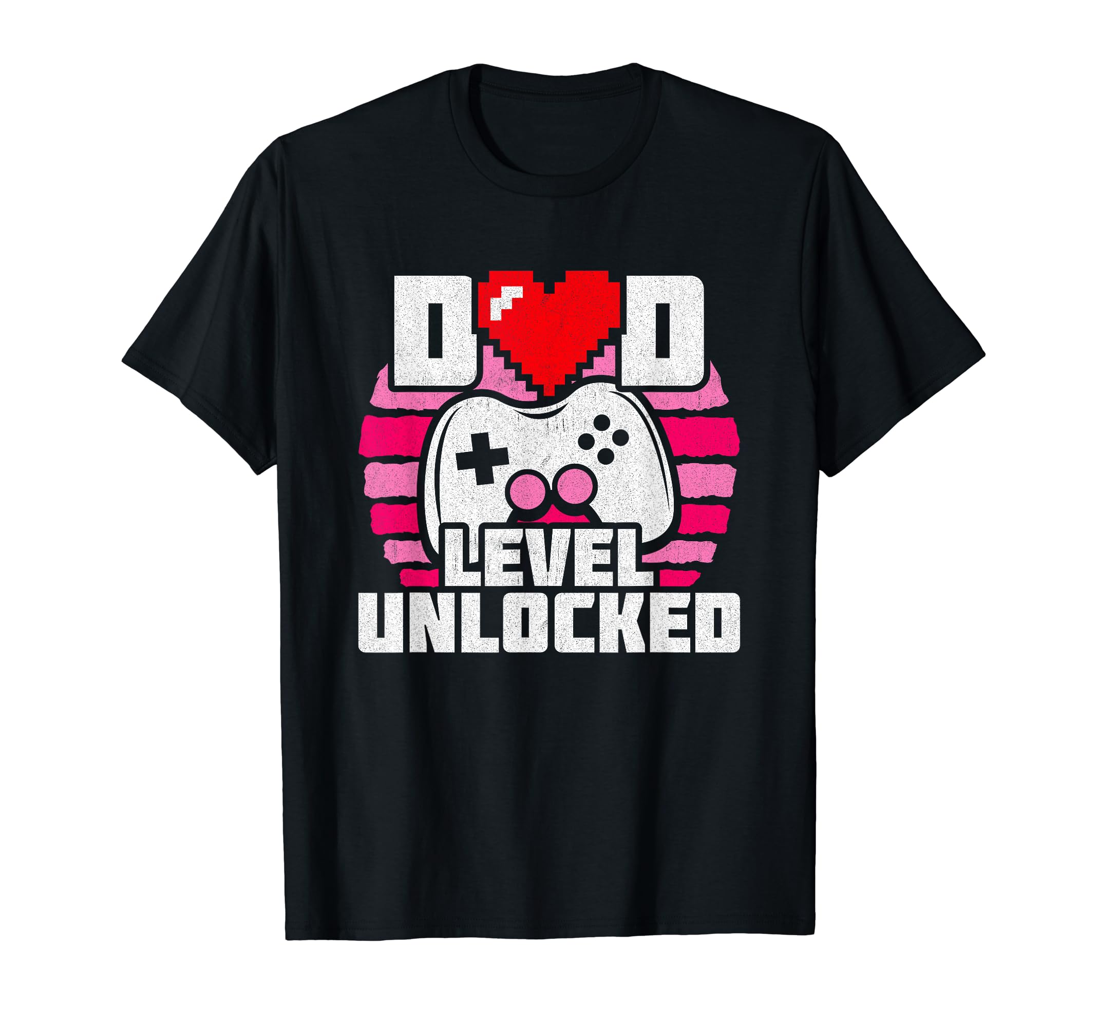 Announcement Gamer Dad New Dad Level T-Shirt - Unique Graphic Unisex - T-Shirt, Sweatshirt, Hoodie