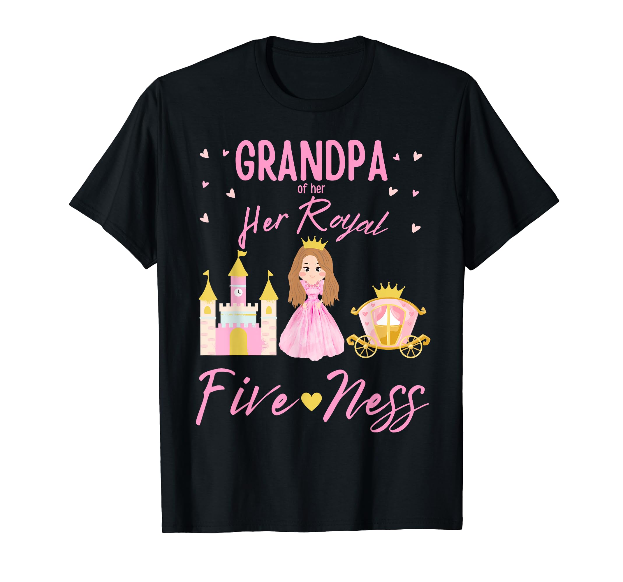 Grandpa 5Th Birthday Her Royal Fiveness T-Shirt - Aesthetic Graphic Unisex - T-Shirt, Sweatshirt, Hoodie