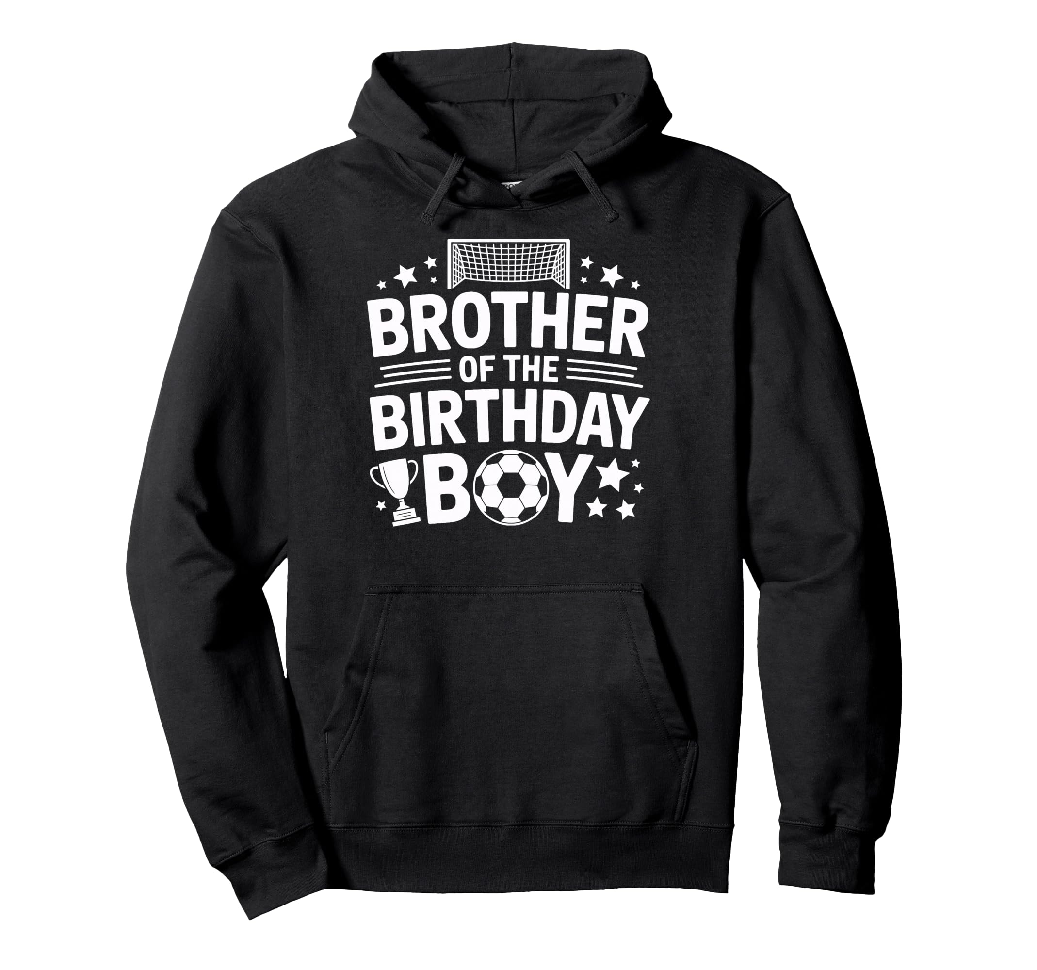 Soccer Brother Birthday Match Hoodie - Trendy Graphic Men Women - T-Shirt, Sweatshirt, Hoodie