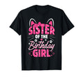 Sister Birthday Cat Kitty Family T-Shirt - Minimalist Print Men Women - T-Shirt, Sweatshirt, Hoodie