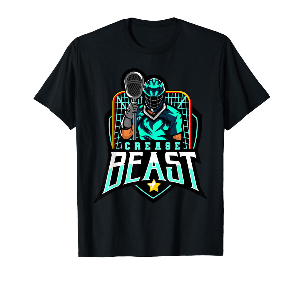 Crease Beast Lacrosse Goalkeeper T-Shirt - Casual Everyday Wear Men Women - T-Shirt, Sweatshirt, Hoodie
