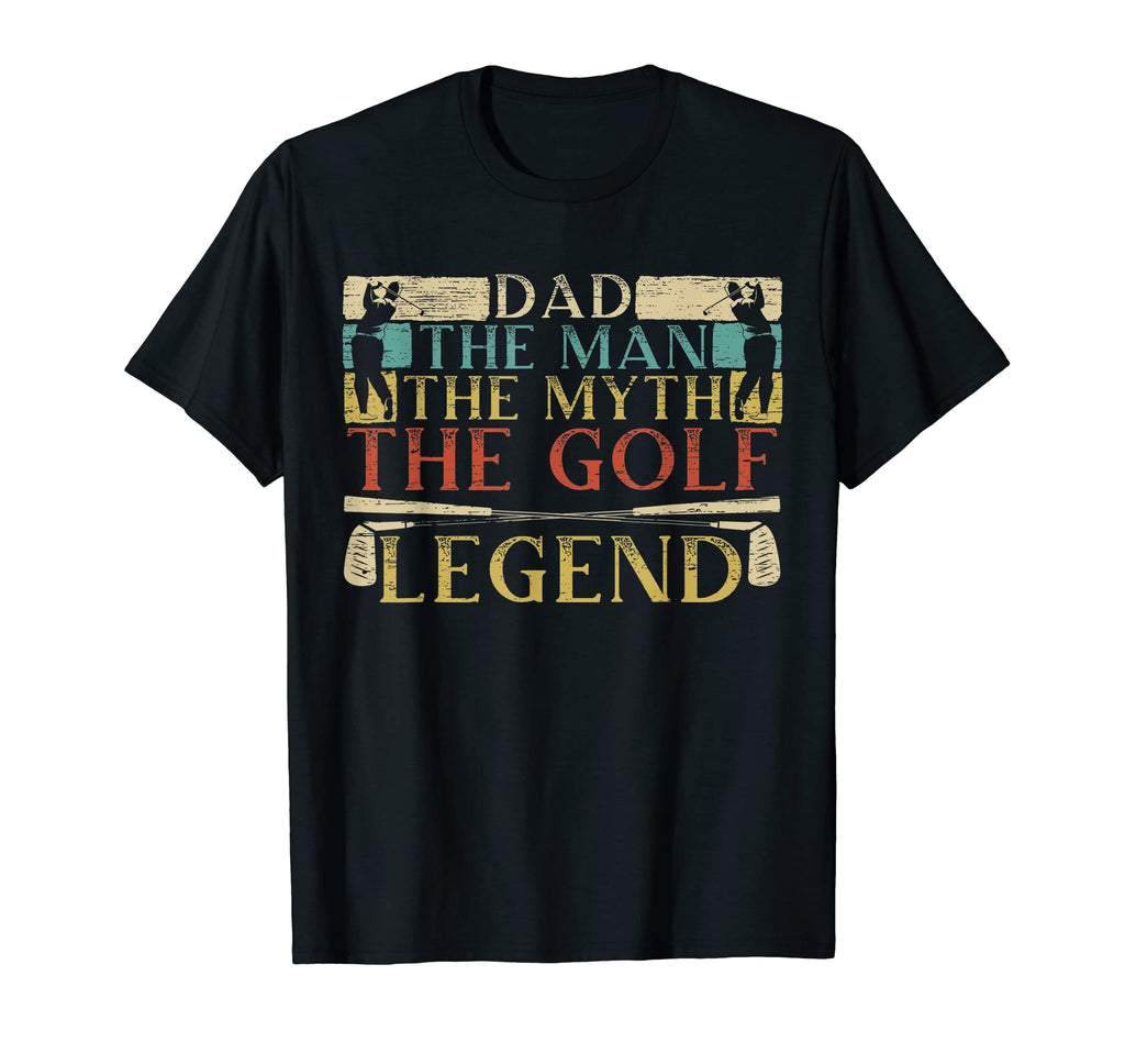 Mens Dad Myth Golf Legend Golfer T-Shirt - Streetwear Style for Adults - T-Shirt, Sweatshirt, Hoodie