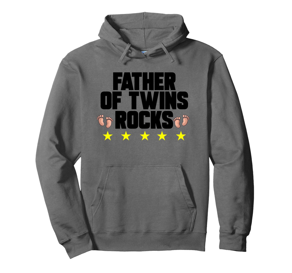 Father Twins Dad Fathers Day Funny Hoodie - Novelty Apparel for Adults - T-Shirt, Sweatshirt, Hoodie