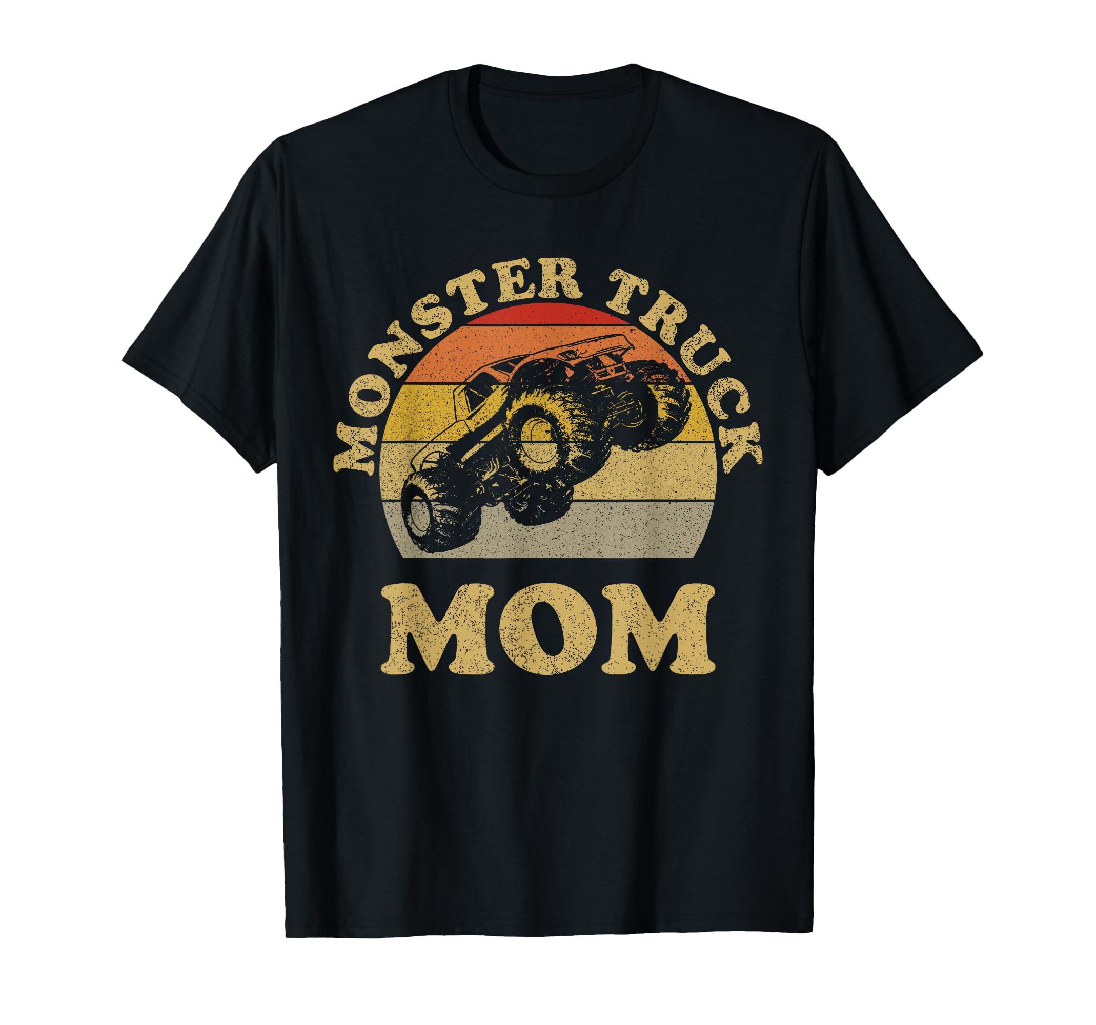 Monster Truck Mom Sunset Family T-Shirt - Minimalist Print for Adults - T-Shirt, Sweatshirt, Hoodie