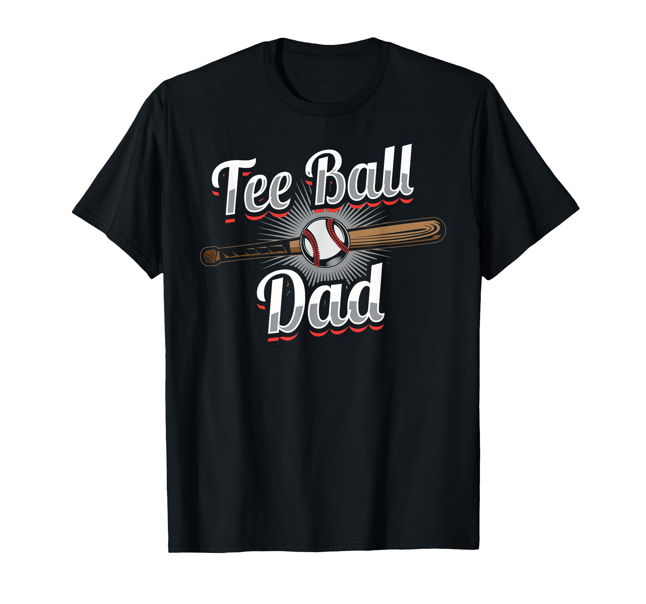 T Ball Dad Ball Fathers Day T-Shirt - Aesthetic Graphic for Adults - T-Shirt, Sweatshirt, Hoodie