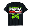 Mens Leveling Up To Pappa Est 2023 T-Shirt - Fun Novelty Design Men Women - T-Shirt, Sweatshirt, Hoodie