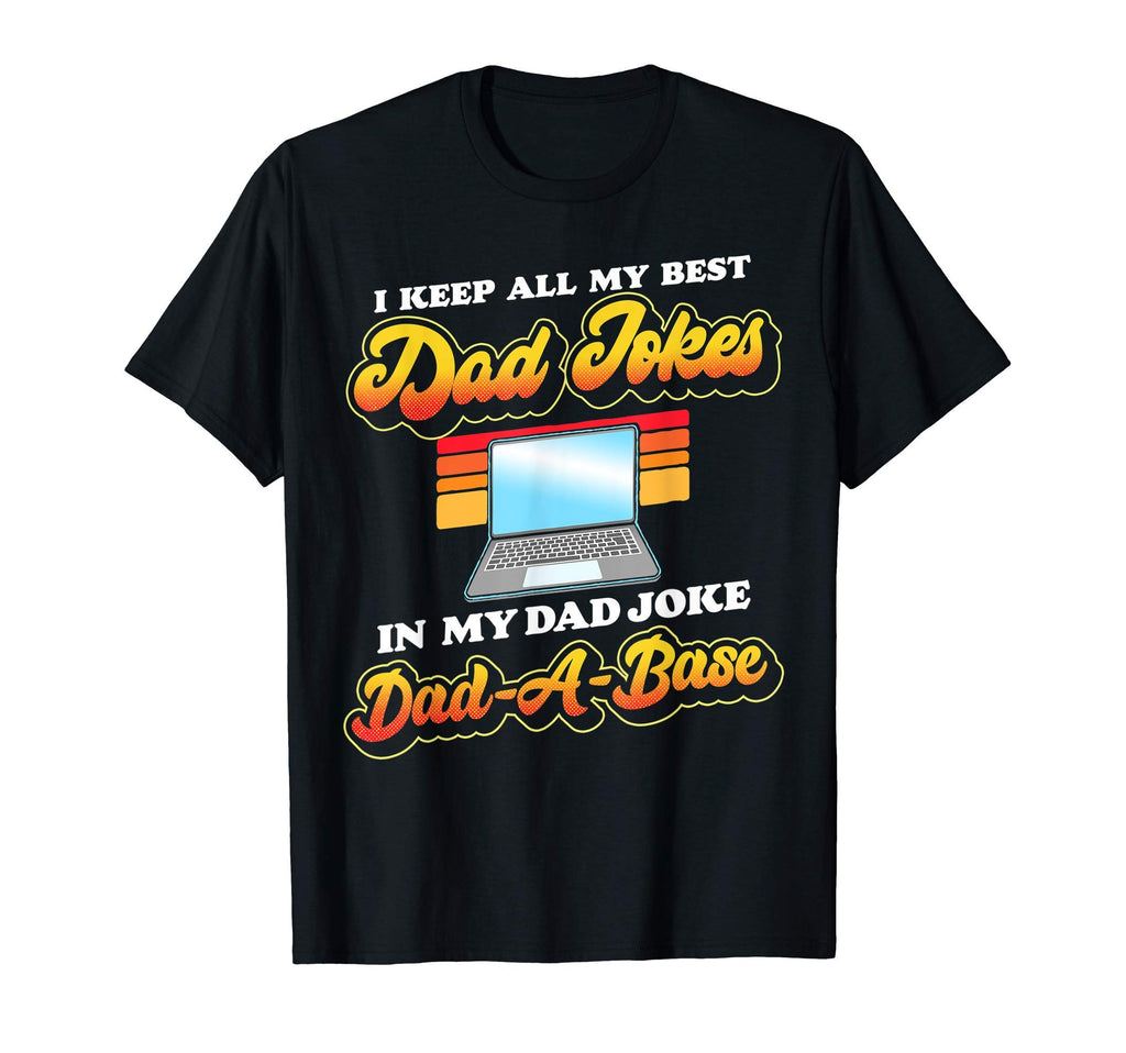 I Keep My Dad Jokes Dad Base Funny T-Shirt - Graphic Print for Adults - T-Shirt, Sweatshirt, Hoodie