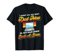 I Keep My Dad Jokes Dad Base Funny T-Shirt - Graphic Print for Adults - T-Shirt, Sweatshirt, Hoodie