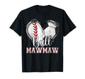 Ball Mawmaw Baseball Soccer Heart T-Shirt - Casual Everyday Wear Men Women - T-Shirt, Sweatshirt, Hoodie