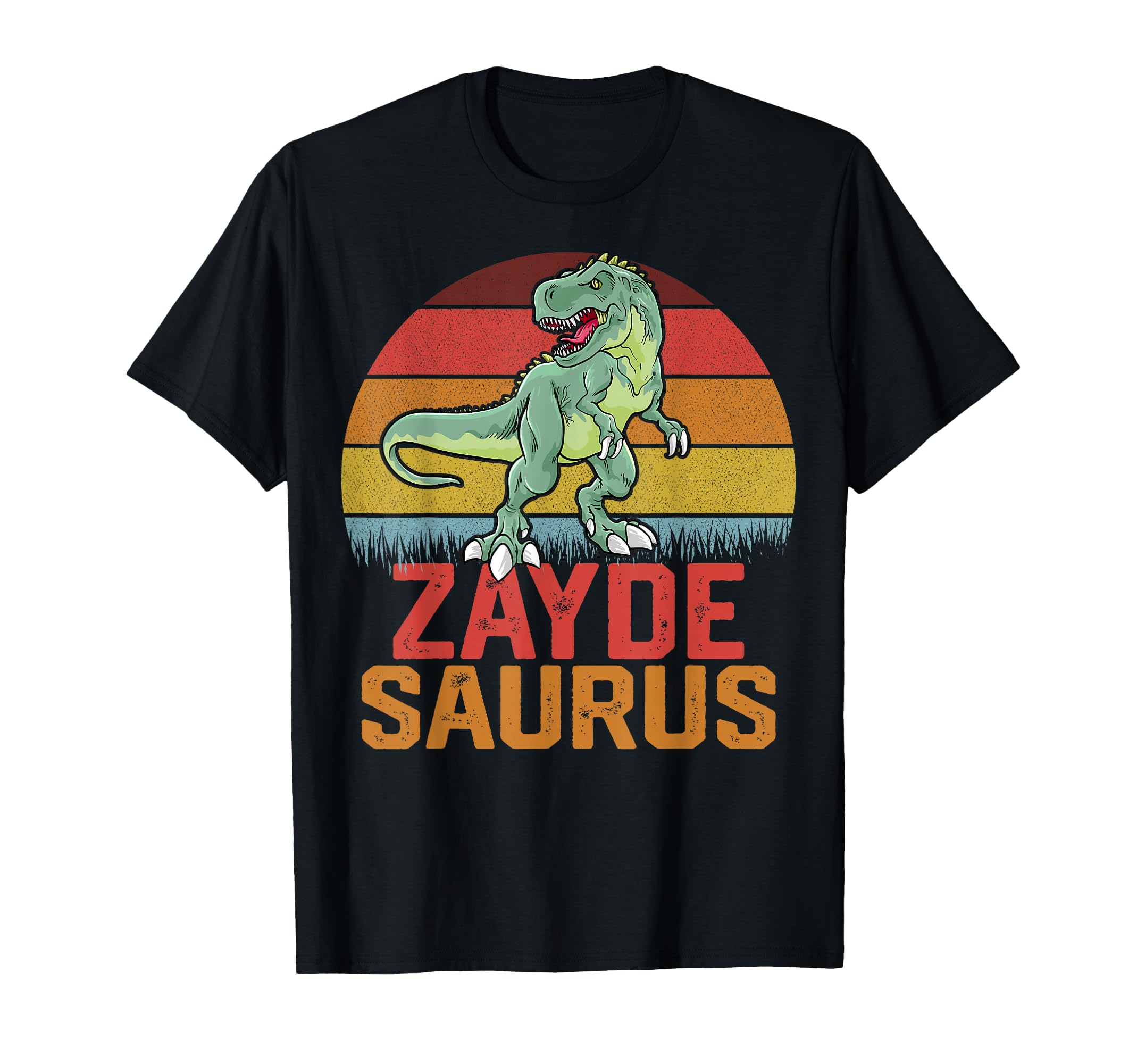 Zayde Saurus Grandpa Dinosaur Family T-Shirt - Graphic Print Men Women - T-Shirt, Sweatshirt, Hoodie