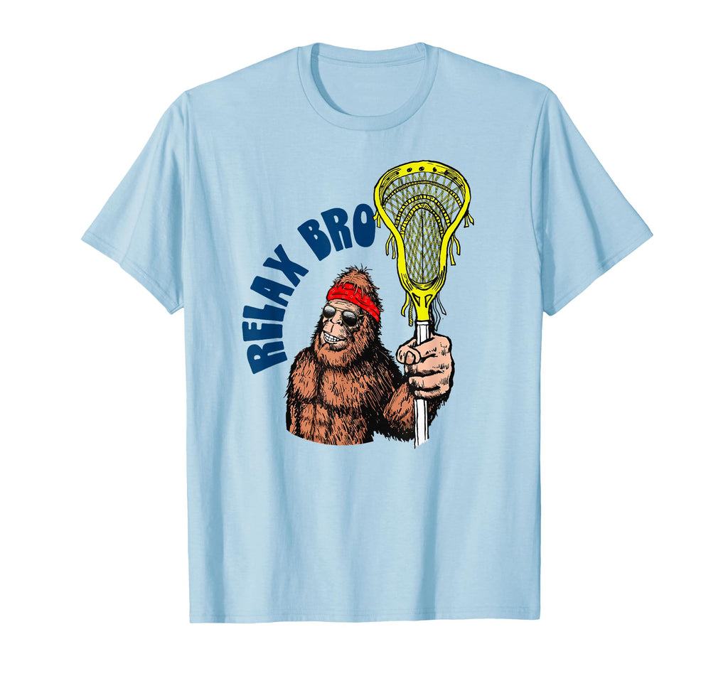 Relax Bro Funny Sasquatch Lax T-Shirt - Aesthetic Graphic for Adults - T-Shirt, Sweatshirt, Hoodie