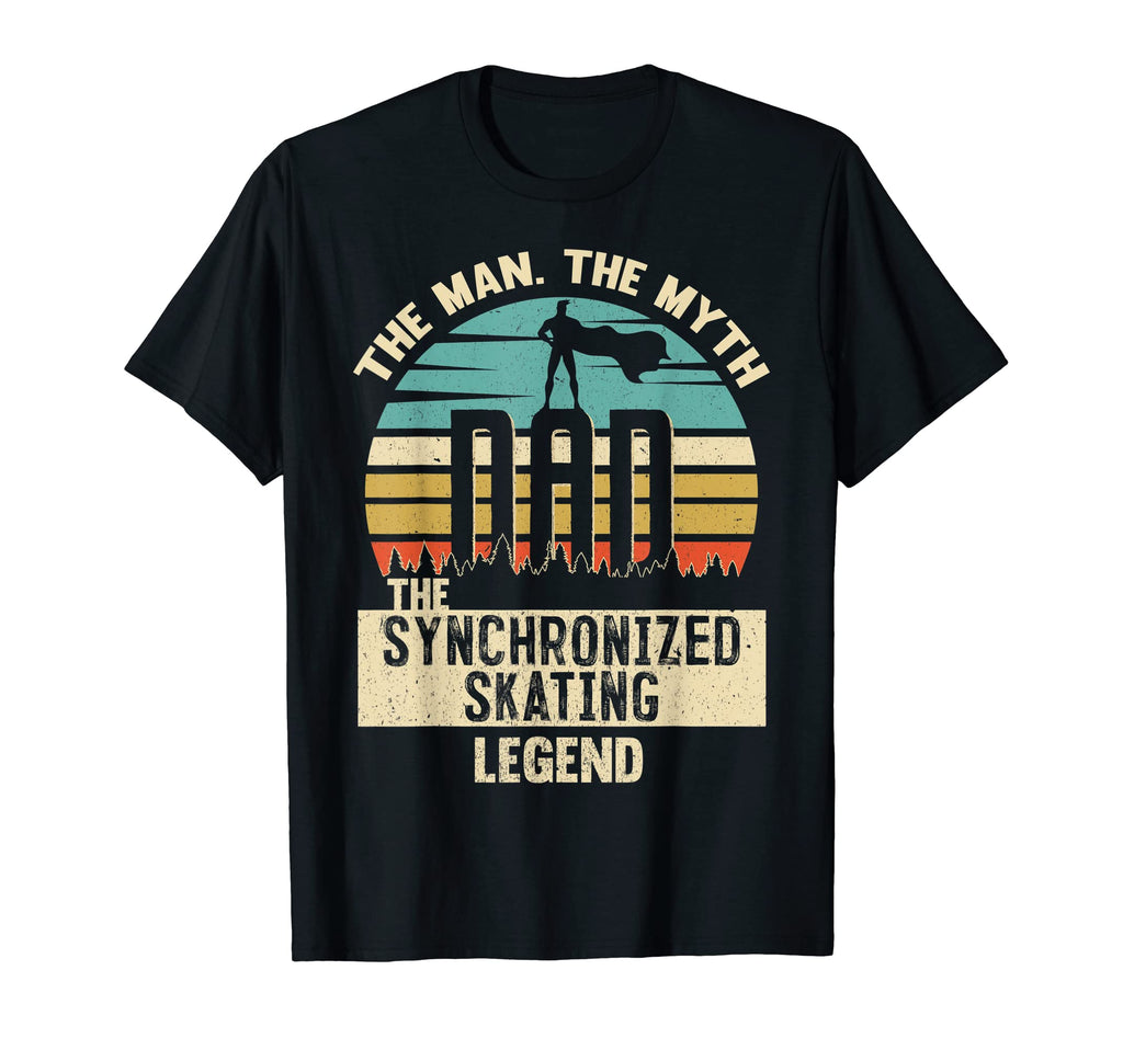 Myth Legend Dad Synchronized Skating T-Shirt - Minimalist Print Unisex - T-Shirt, Sweatshirt, Hoodie
