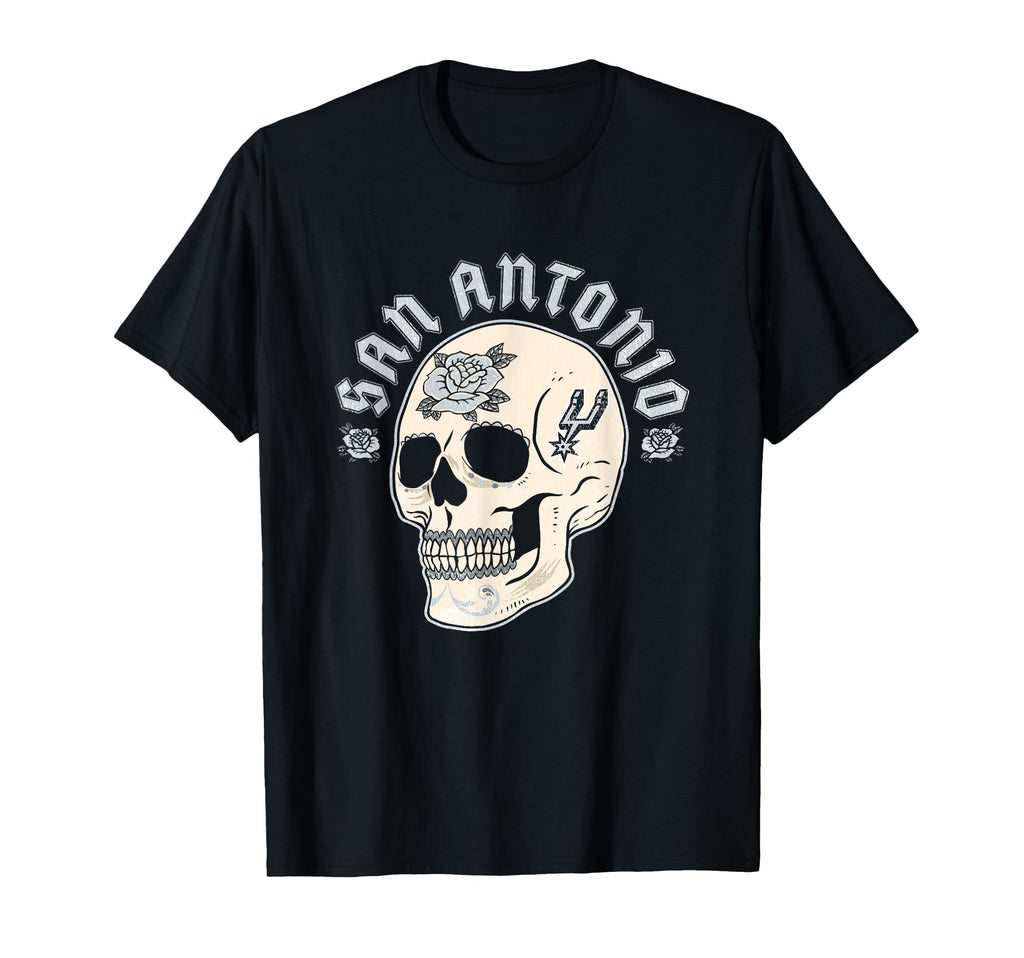 Nba San Antonio Spurs Halloween Floral T-Shirt - Trendy Graphic Men Women - T-Shirt, Sweatshirt, Hoodie