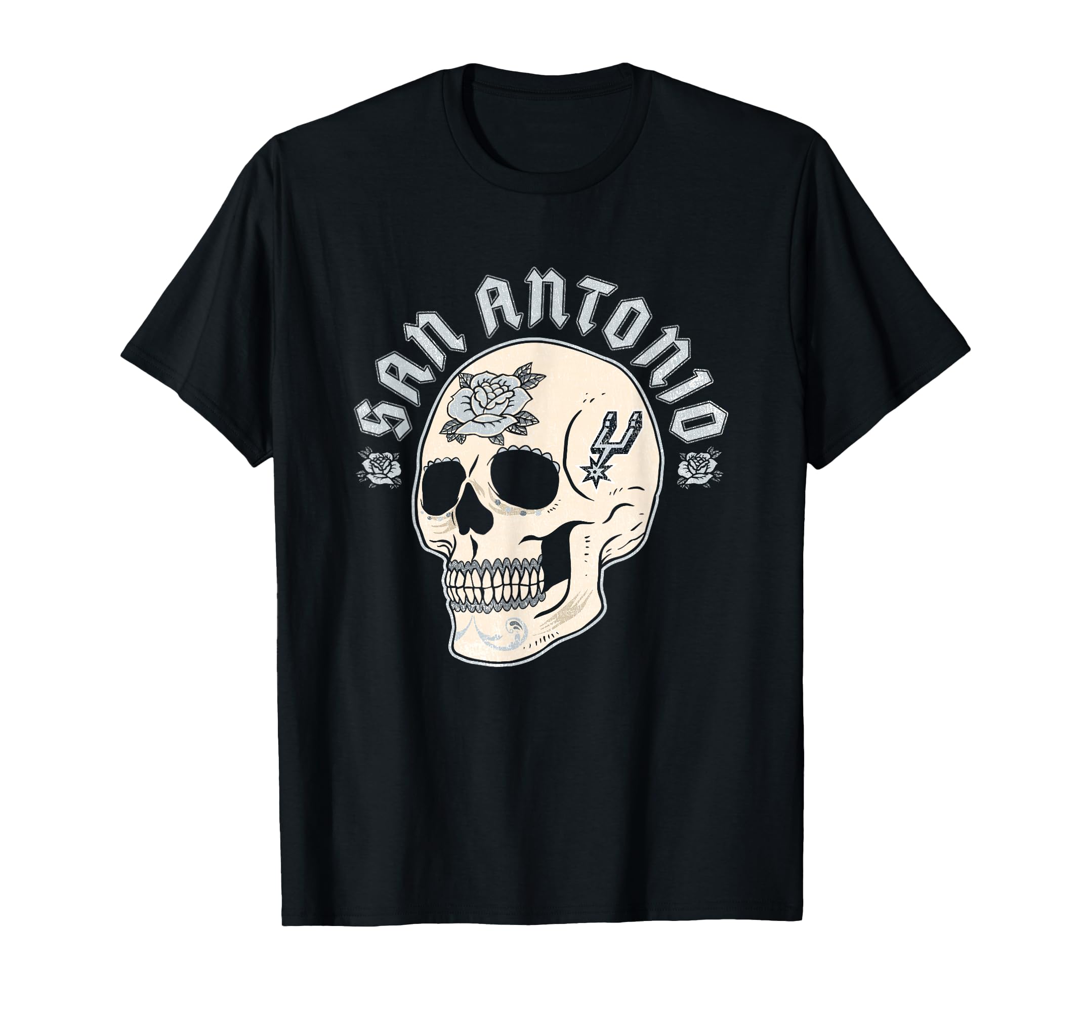 Nba San Antonio Spurs Halloween Floral T-Shirt - Trendy Graphic Men Women - T-Shirt, Sweatshirt, Hoodie