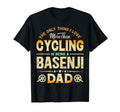 Funny Cycling Fathers Day Basenji T-Shirt - Aesthetic Graphic for Adults - T-Shirt, Sweatshirt, Hoodie
