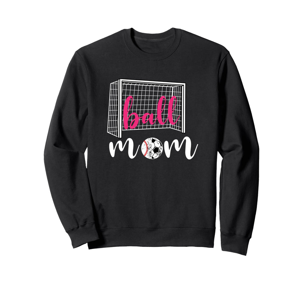 Soccer Mom Ball Football Game Day Sweatshirt - Minimalist Print Men Women - T-Shirt, Sweatshirt, Hoodie