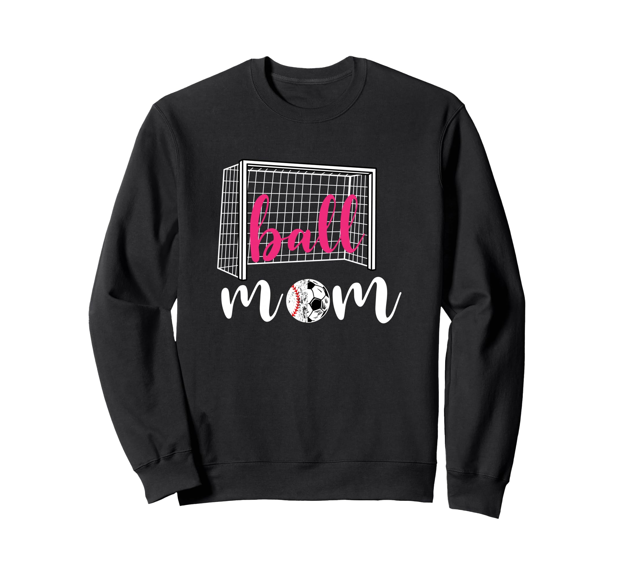 Soccer Mom Ball Football Game Day Sweatshirt - Minimalist Print Men Women - T-Shirt, Sweatshirt, Hoodie