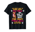 Pitbull Mom Dont Mess My Pitbull T-Shirt - Minimalist Print Unisex - T-Shirt, Sweatshirt, Hoodie