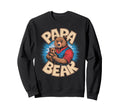 Papa Bear Holding Hands Cubs Sweatshirt - Trendy Graphic Men Women - T-Shirt, Sweatshirt, Hoodie
