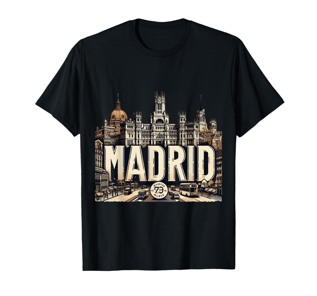 Madrid Espana Madrid Spain T-Shirt - Trendy Graphic for Adults - T-Shirt, Sweatshirt, Hoodie