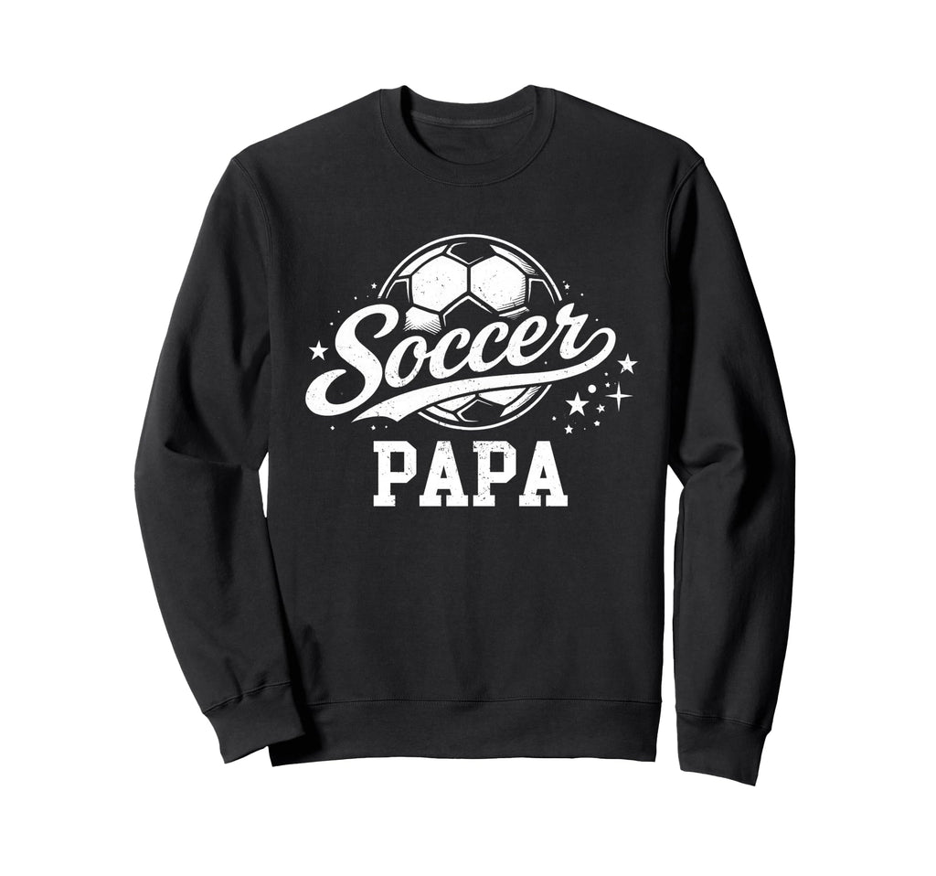 Soccer Papa Family Matching Soccer Sweatshirt - Custom Art Print Men Women - T-Shirt, Sweatshirt, Hoodie