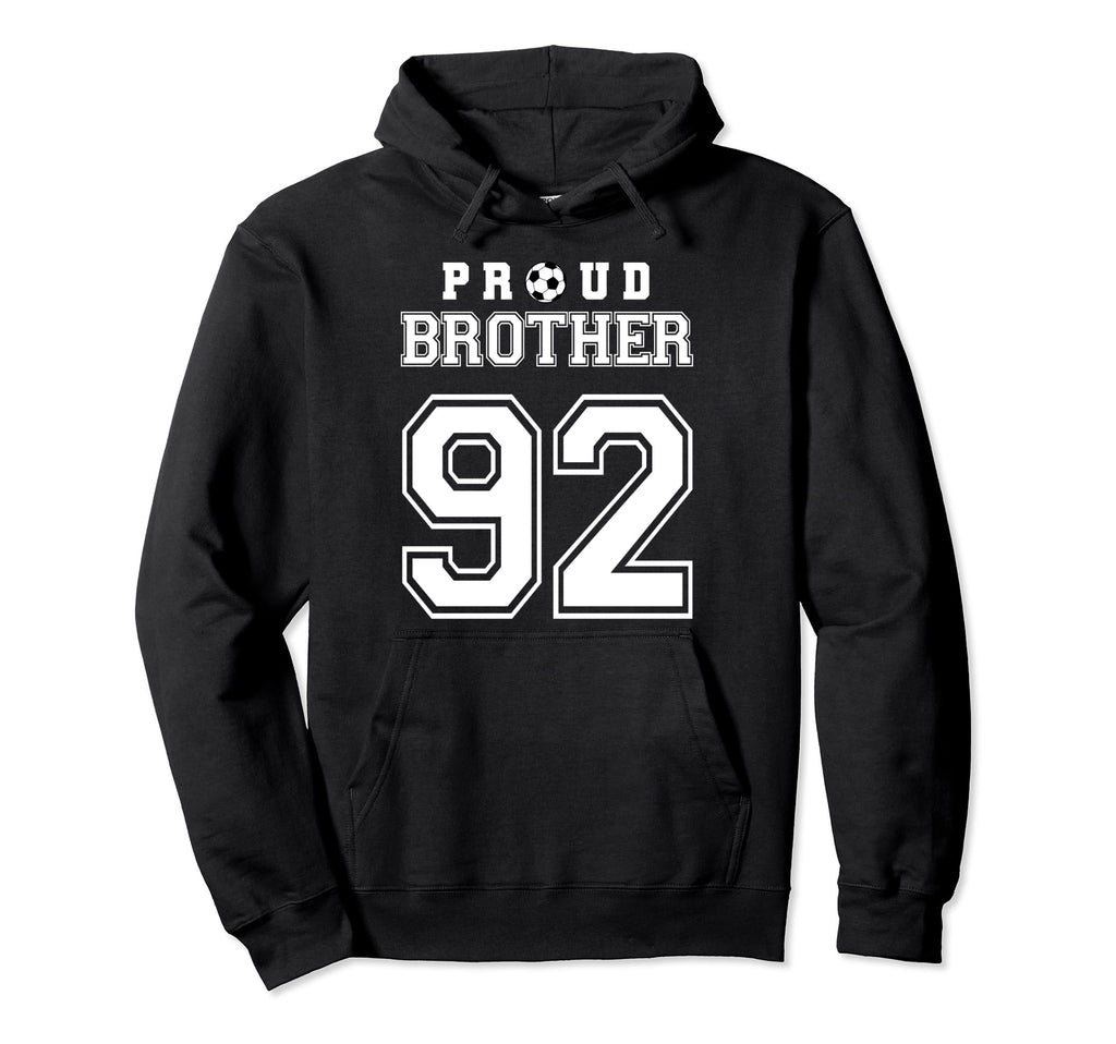 Number 92 Custom Proud Soccer Futbol Hoodie - Trendy Graphic Unisex - T-Shirt, Sweatshirt, Hoodie