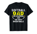 Softball Dad Like Baseball Dad But T-Shirt - Aesthetic Graphic for Adults - T-Shirt, Sweatshirt, Hoodie
