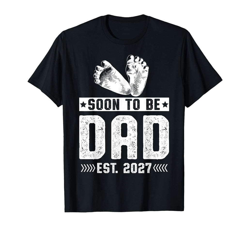 Soon To Be Dad Est 2027 New Dad T-Shirt - Aesthetic Graphic for Adults - T-Shirt, Sweatshirt, Hoodie
