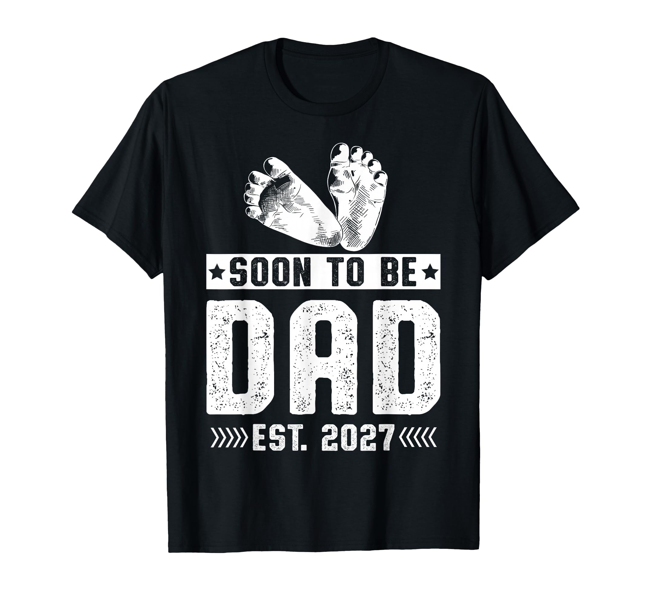 Soon To Be Dad Est 2027 New Dad T-Shirt - Aesthetic Graphic for Adults - T-Shirt, Sweatshirt, Hoodie