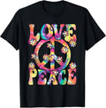Love Peace Sign 60s 70s Hippie Costume Women Girls - Adult & Kids T-Shirts, Sweatshirts & Hoodies apparel design preview 1
