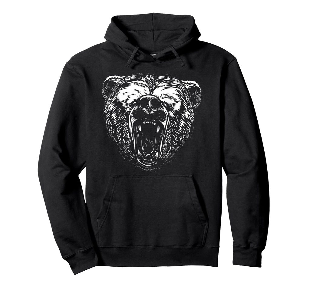 Bear Brown Head Bear Motif Bear Team Or Hoodie - Streetwear Style Unisex - T-Shirt, Sweatshirt, Hoodie